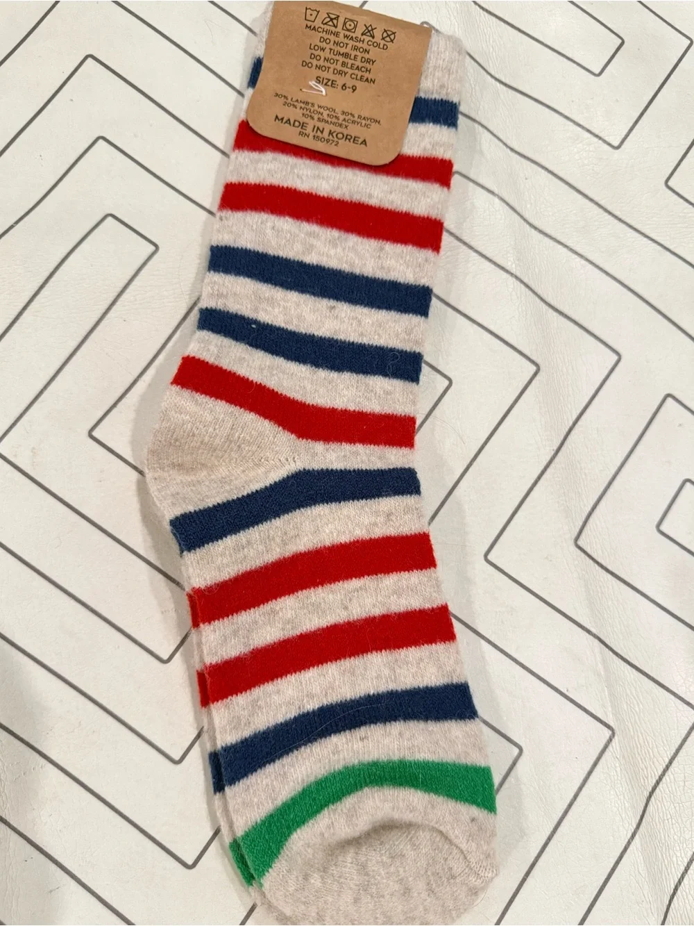 NWT Mirmaru Striped Socks